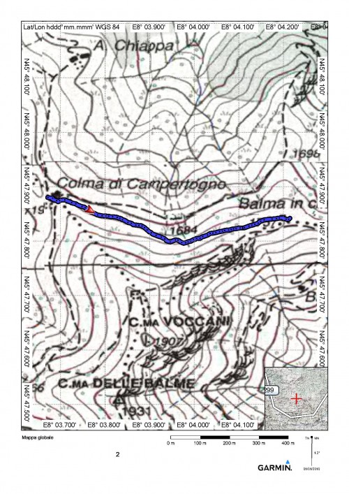 mappa cartinaColma di Campertogno - Alpe Balma in Cima